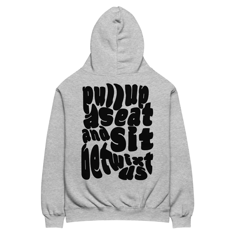Betwixt Oversized Hoodie Back Graphic Black Text product image (4)