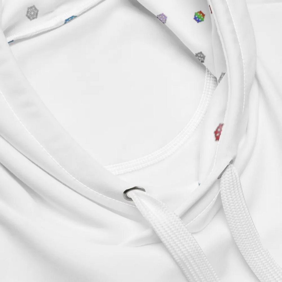 White Winter is Here Hoodie - back product image (10)