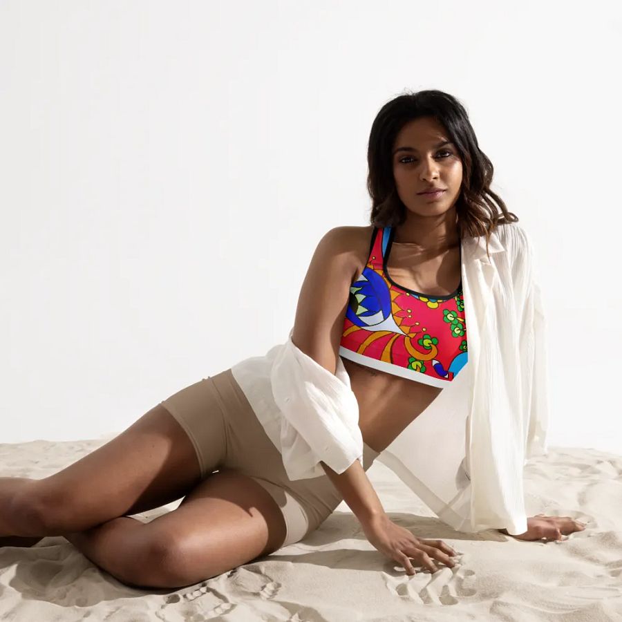 Ethereal Vision All-Over Print Sports Bra product image (10)