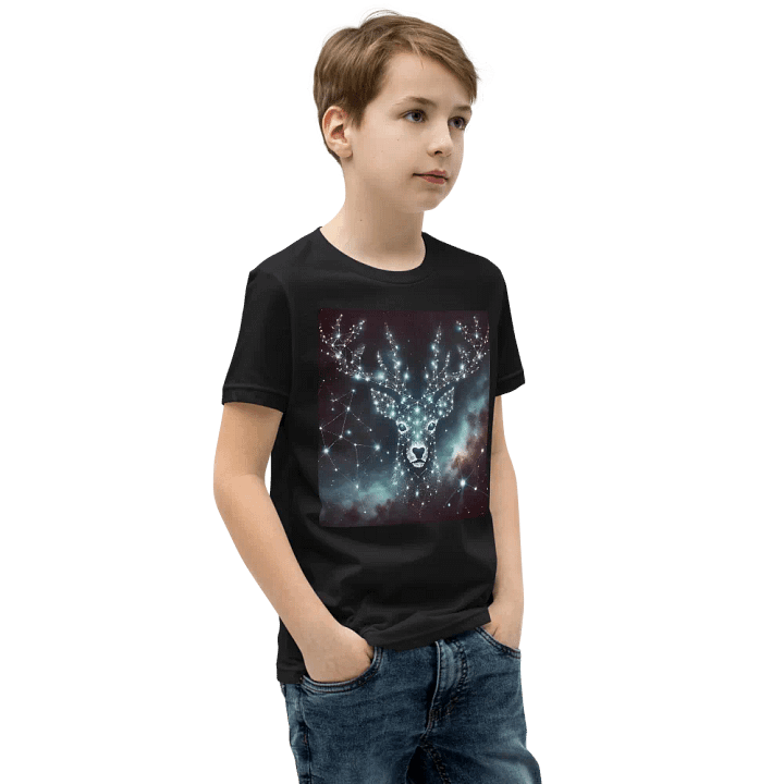 Starlit Reindeer Kids T-Shirt - Winter 2024 product image (5)