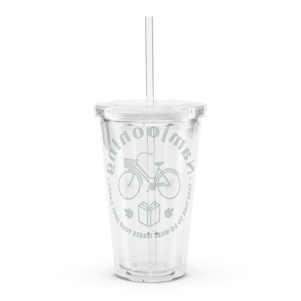 Namjooning Sticker Double Wall Clear Plastic Tumbler product image (2)