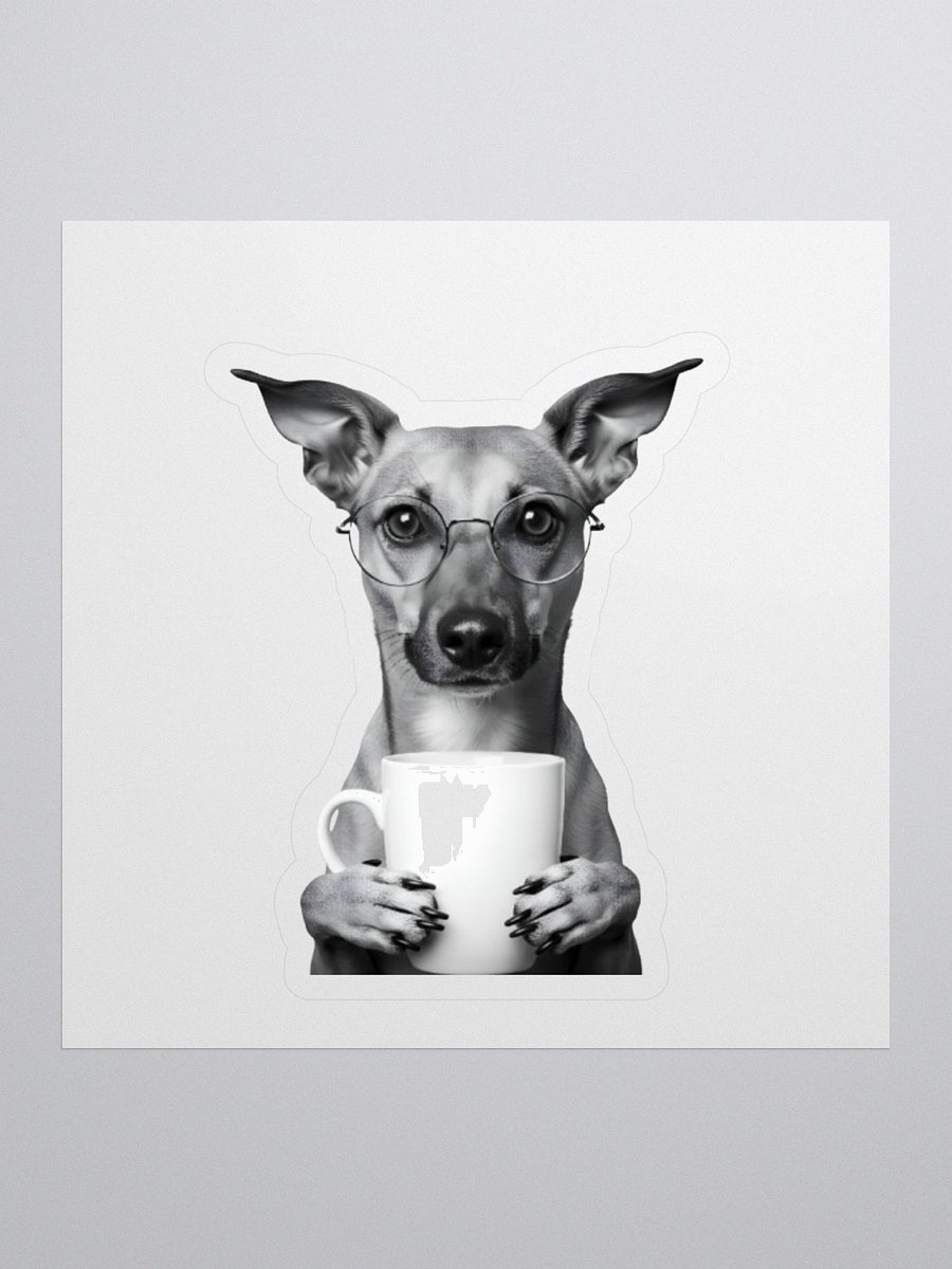 Potcake and Coffee Sticker product image (1)