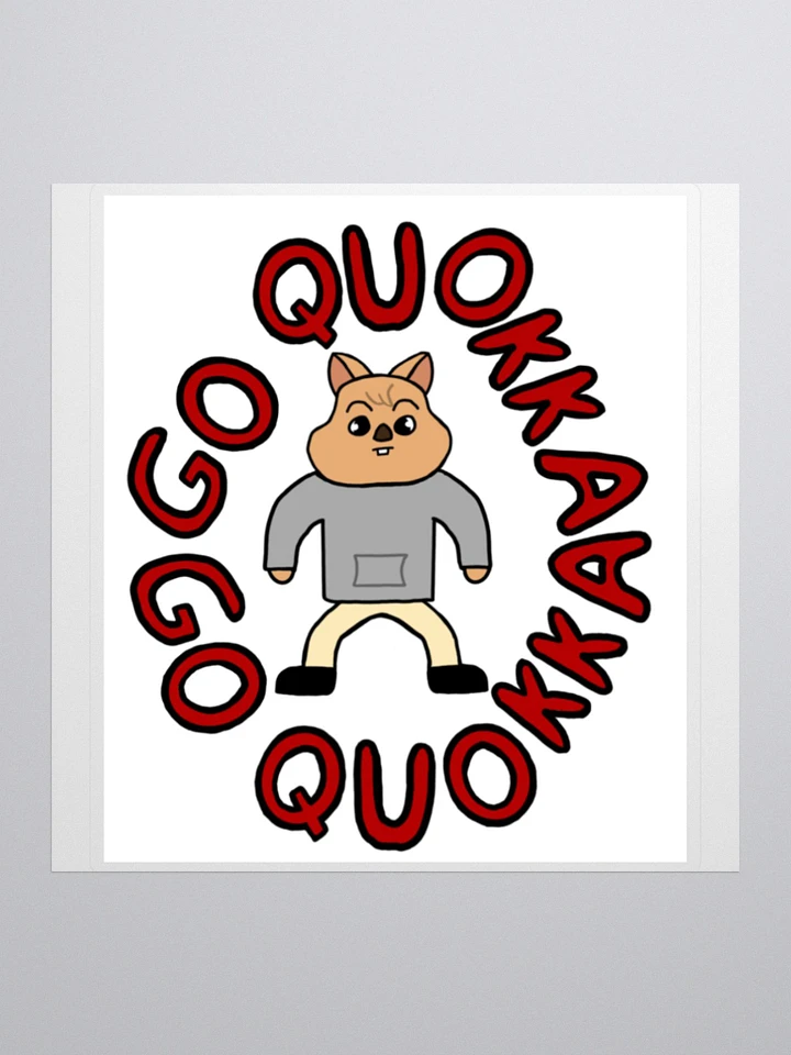 Go Quokka large sticker product image (1)