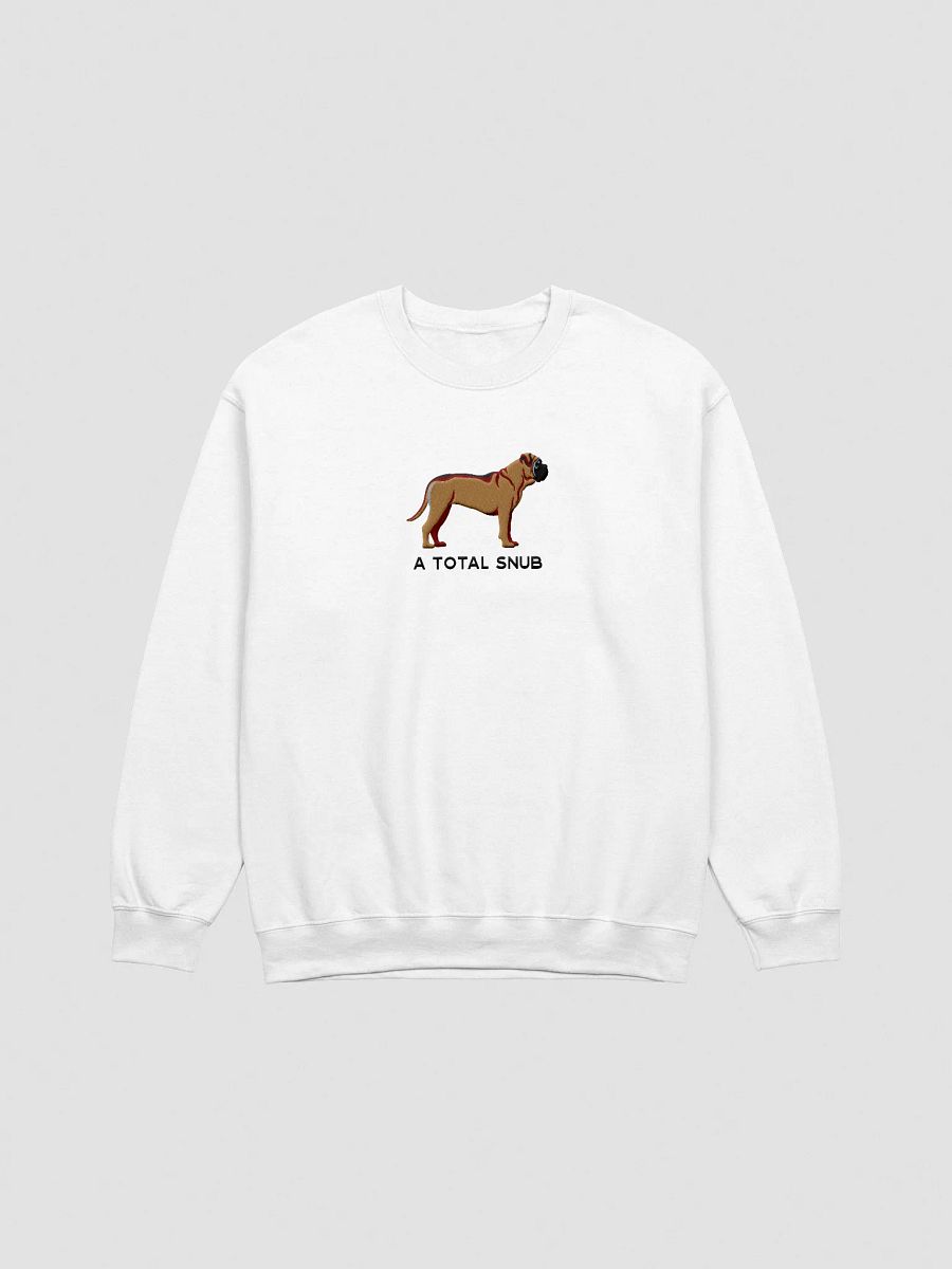 A Total Snub Sweatshirt (Embroidered) of an English Mastiff product image (16)