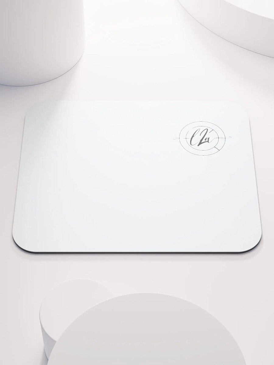 Lrn2aim Reticle White Mousepad product image (1)