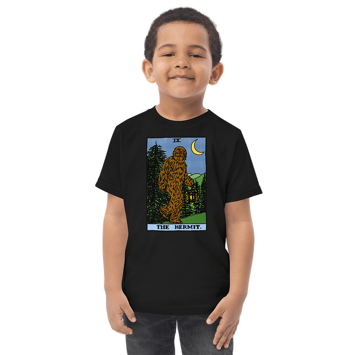 Bigfoot Hermit Tarot Card Toddler Shirt product image (1)