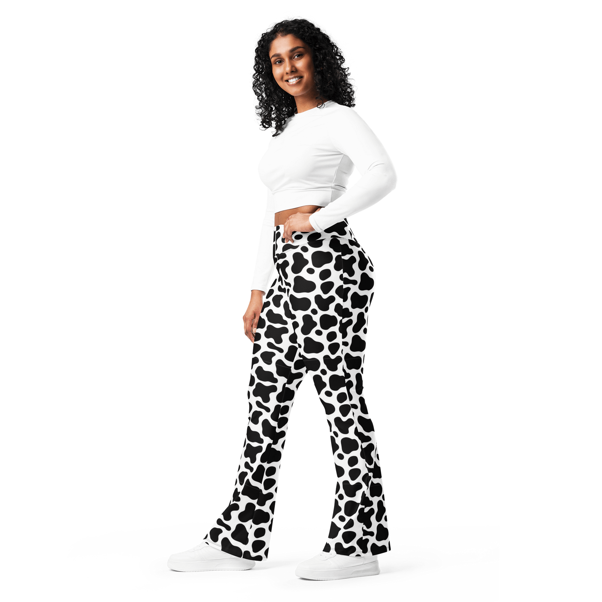 Moo-Dern Chic Flare Leggings product image (4)