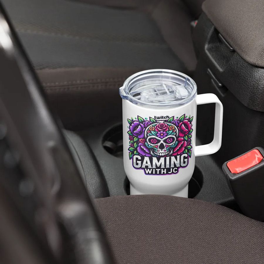 Sull Flower Twitch Logo Insulated cup product image (7)