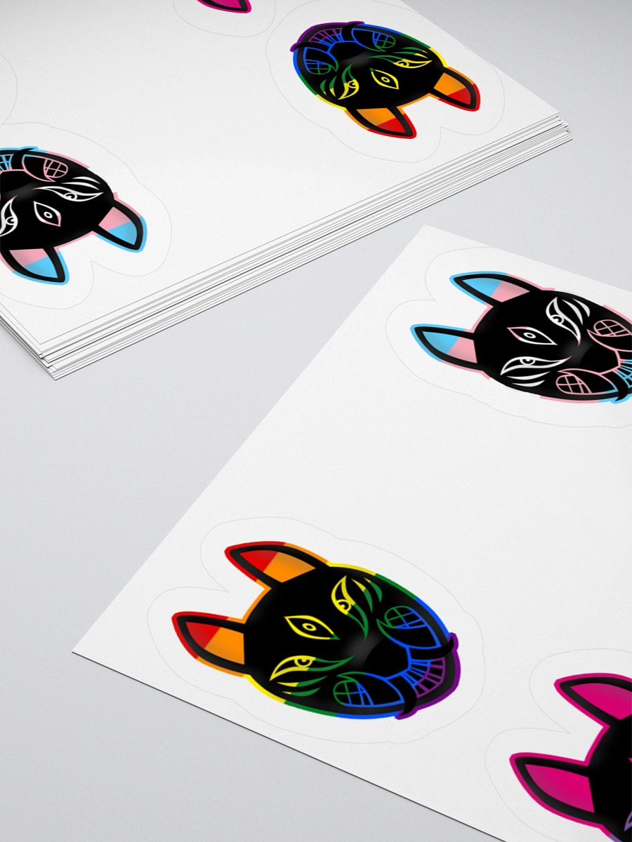 Kitsune - pride - sticker product image (11)
