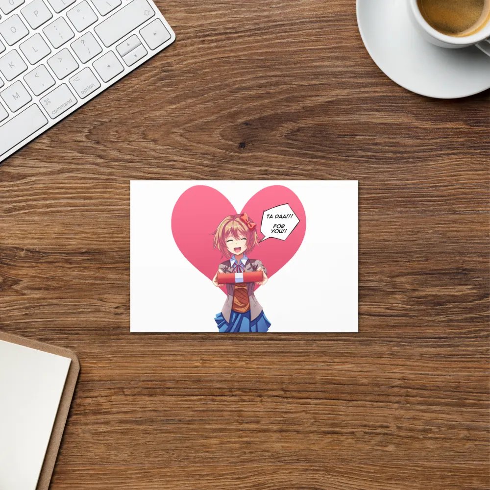 DDLC Valentine day card Sayori product image (6)