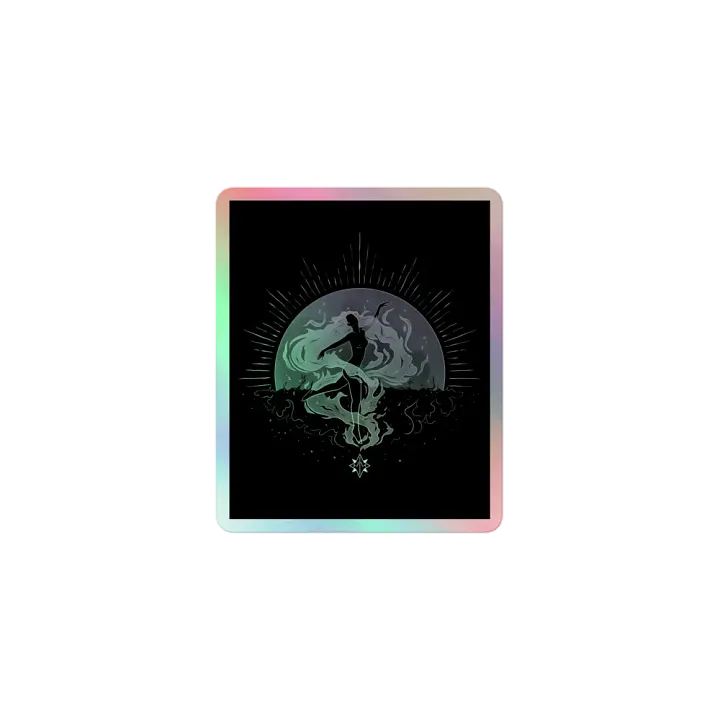 𝖘𝖊𝖗𝖆𝖕𝖍𝖎𝖓𝖆 holographic sticker product image (1)