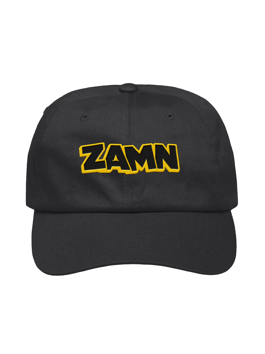 ZAMN Invisi-Logo Dad Hat: Black product image (6)