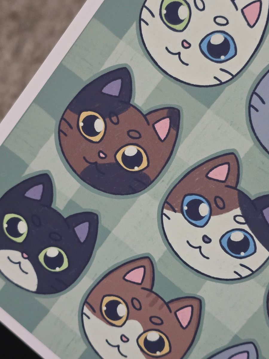Nine Lives Mini Art Print product image (4)