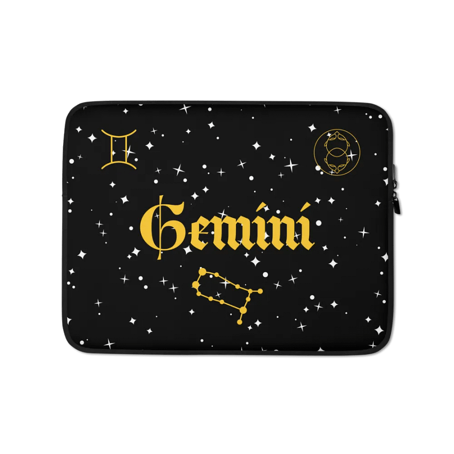 Starry Gemini Laptop Sleeve product image (1)