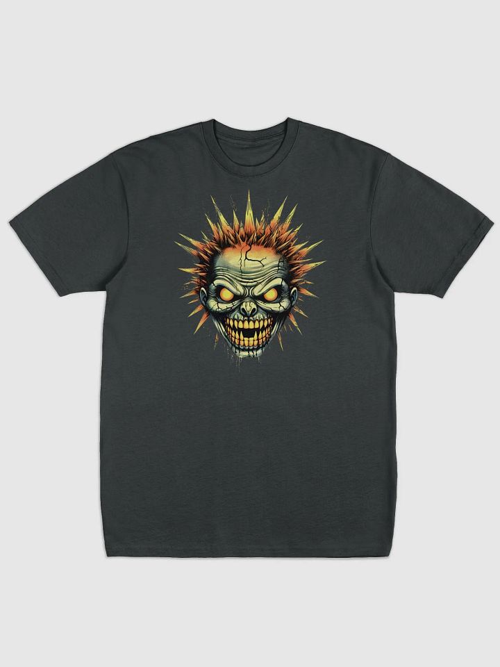 Punk-Style Smiley T-Shirt - Edgy Streetwear Essential product image (2)