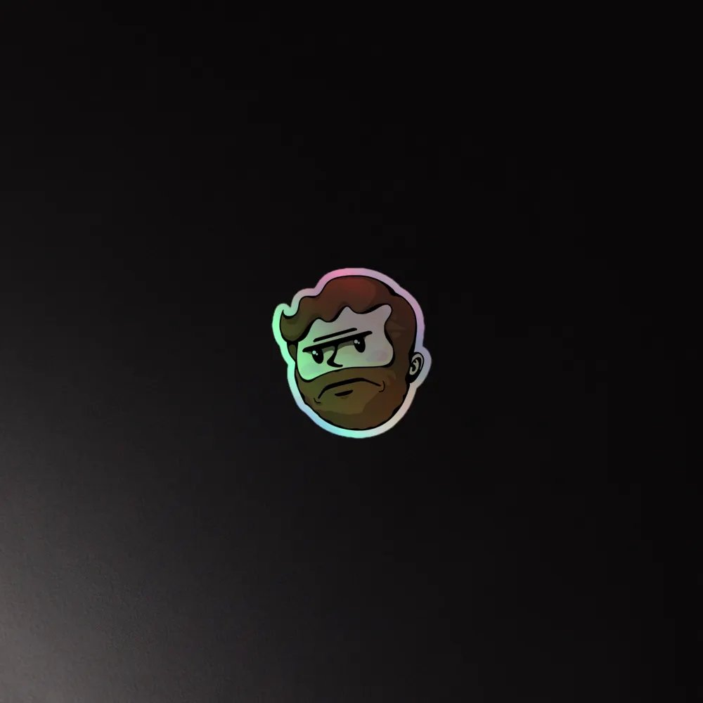 War Disappointment Holographic Sticker product image (4)