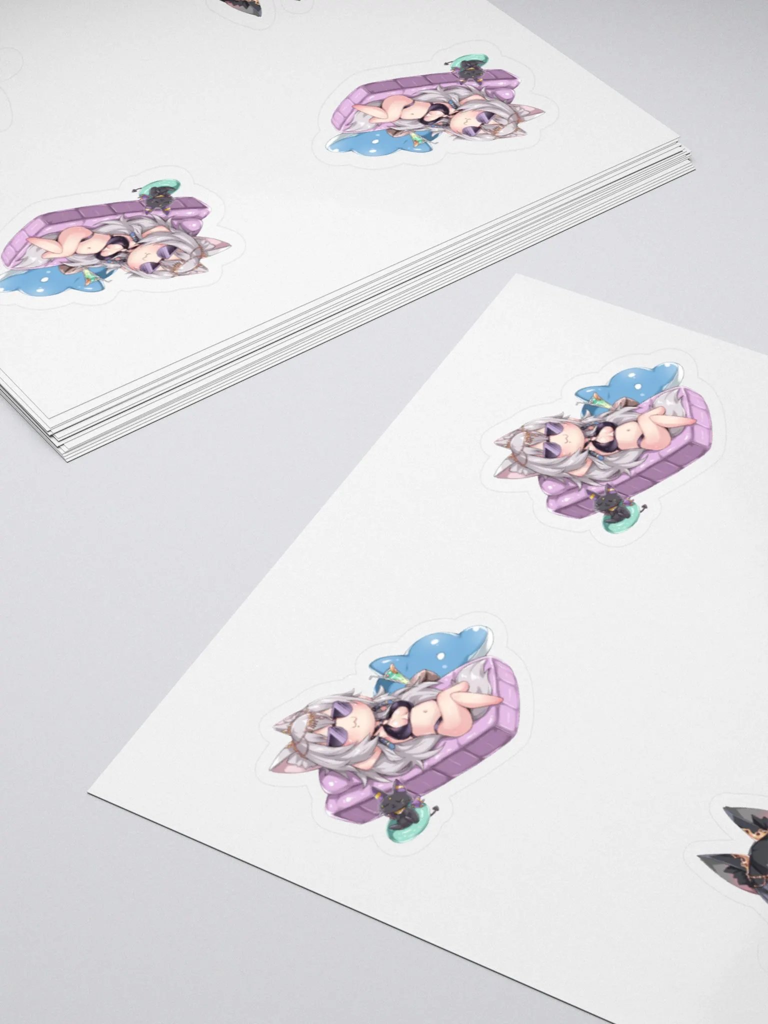 Summer Lounge Kiss Cut Stickers product image (4)