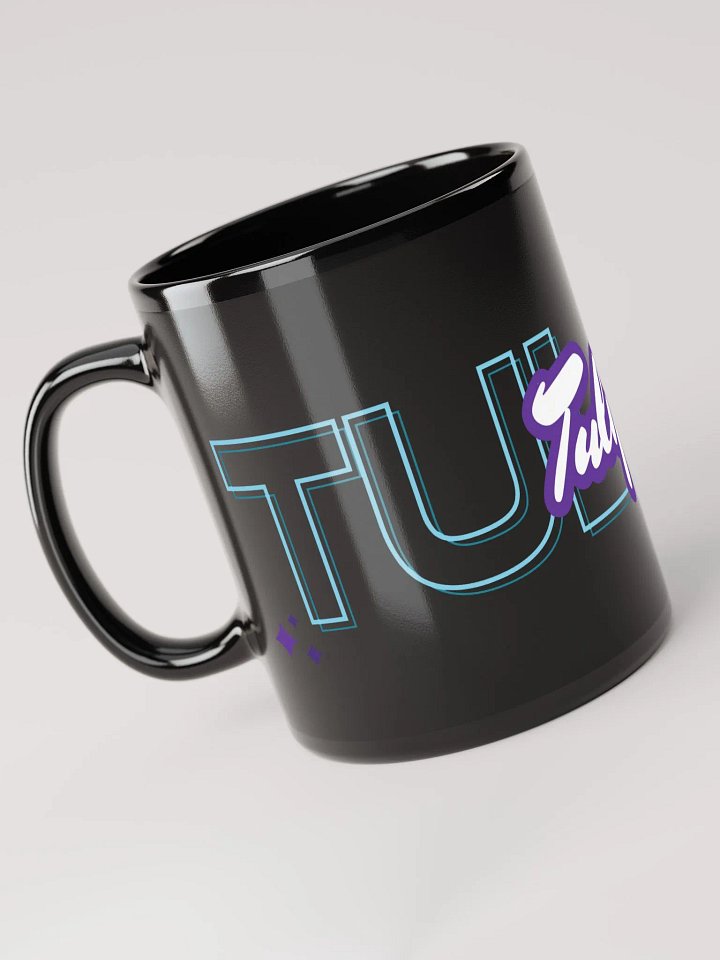 TULIPS Black Glossy Mug product image (2)
