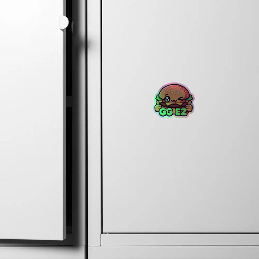 Cheeseburger Thumbs Up Holographic Sticker Sheet product image (6)