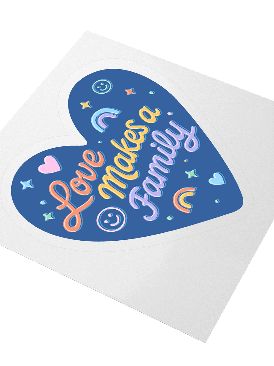 Love Makes a Family Sticker product image (3)