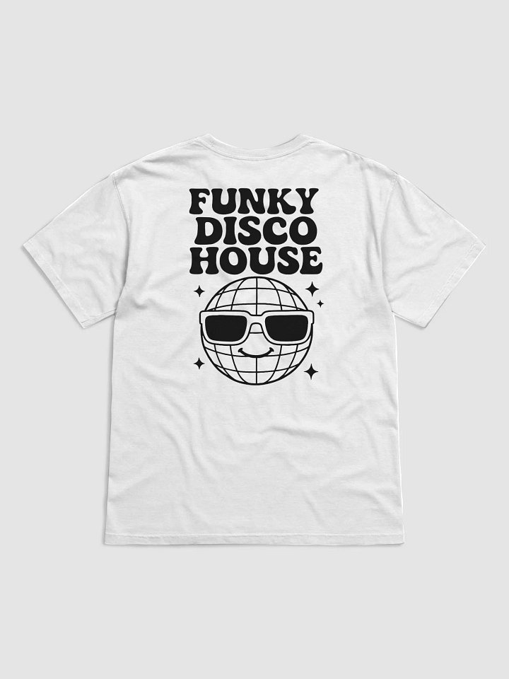 Funky Disco House Tee Back Print Front Disco Ball product image (26)