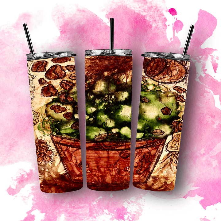 Coffee Splash 20oz Skinny Tumbler product image (1)
