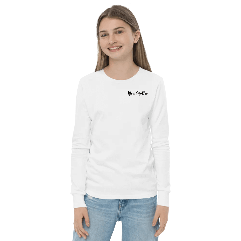 You Matter Long Sleeve Youth T-shirt product image (16)