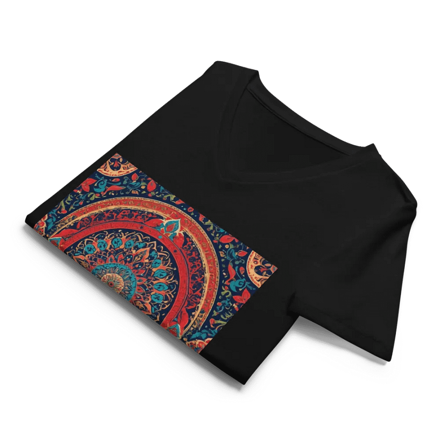 T-Shirt with Persian Carpet Design Mix of Beautiful Colors product image (8)