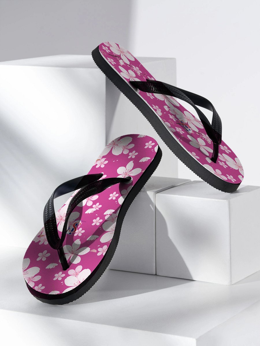 Cherry Blossom Bliss pink Flip-Flops product image (2)