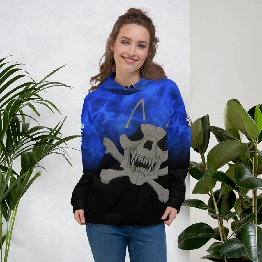 Mongrel Squad Straight Outta Klescher Blue/Black Hoodie product image (5)
