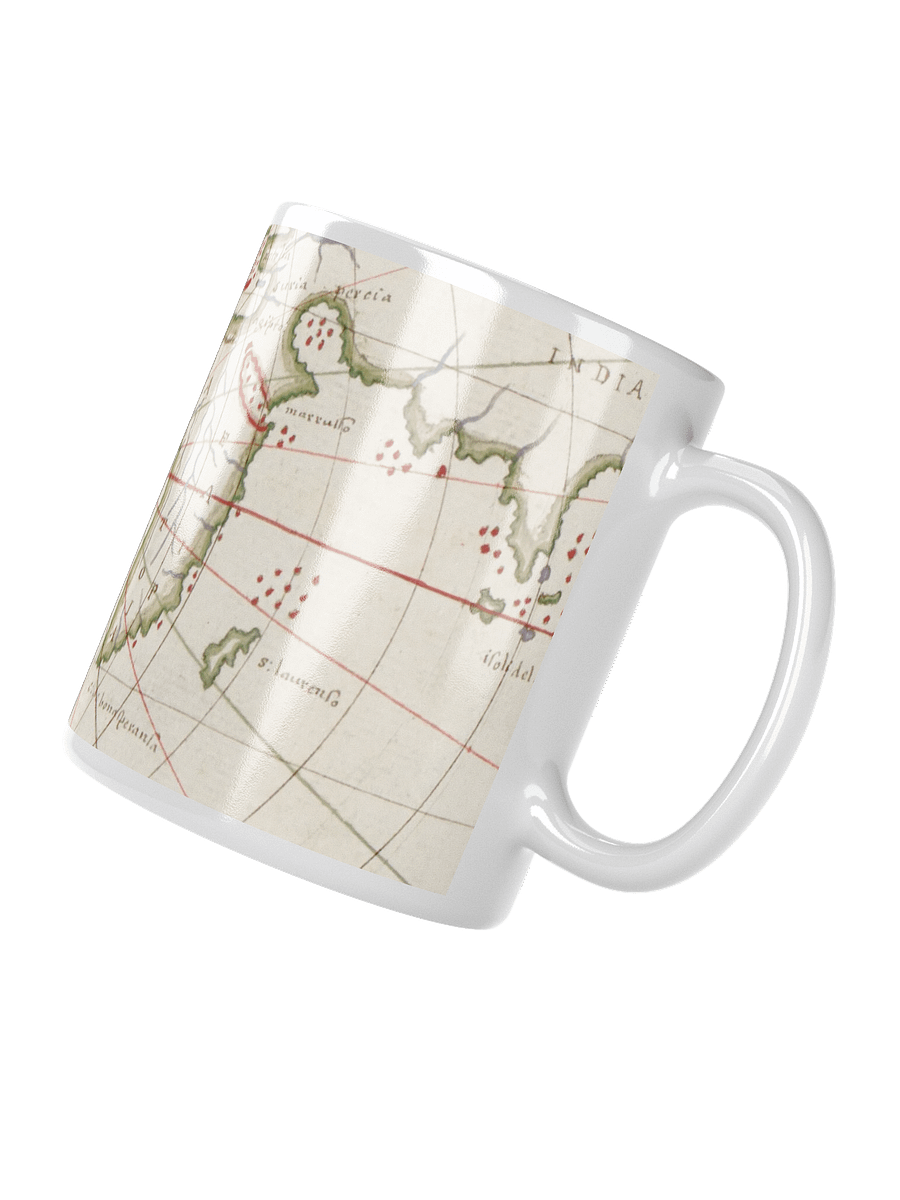 Antique Map Compass Rose Mug product image (2)