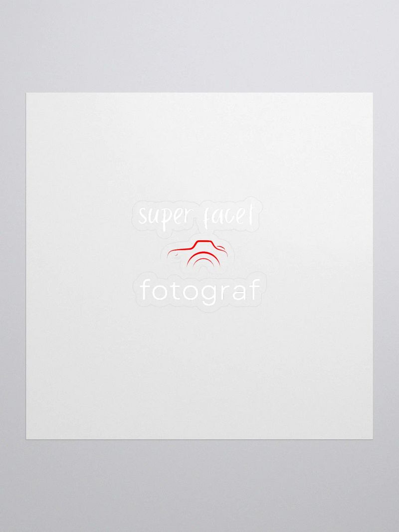 Super facet fotograf - naklejka