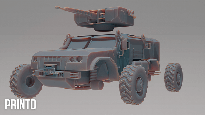 K-4386 Typhoon VDV - Modern Warfare Wargame Hobby Resin Scale Models product image (2)