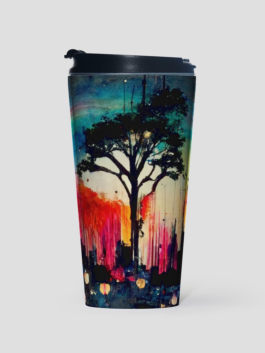 Sunset Cityscape Stainless Steel Travel Mug product image (1)