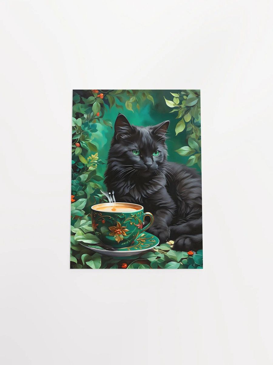 Cat & Tea Tranquility Poster product image (16)