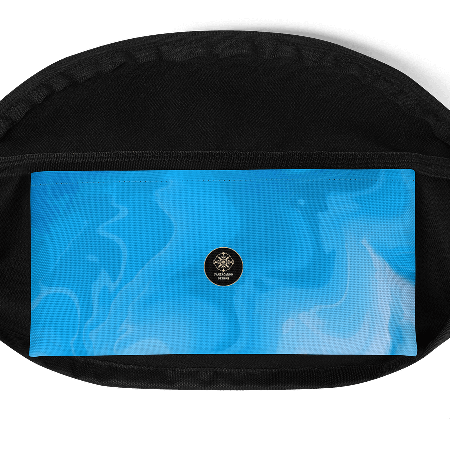 Aqua melt - Blue Abstract Art product image (4)