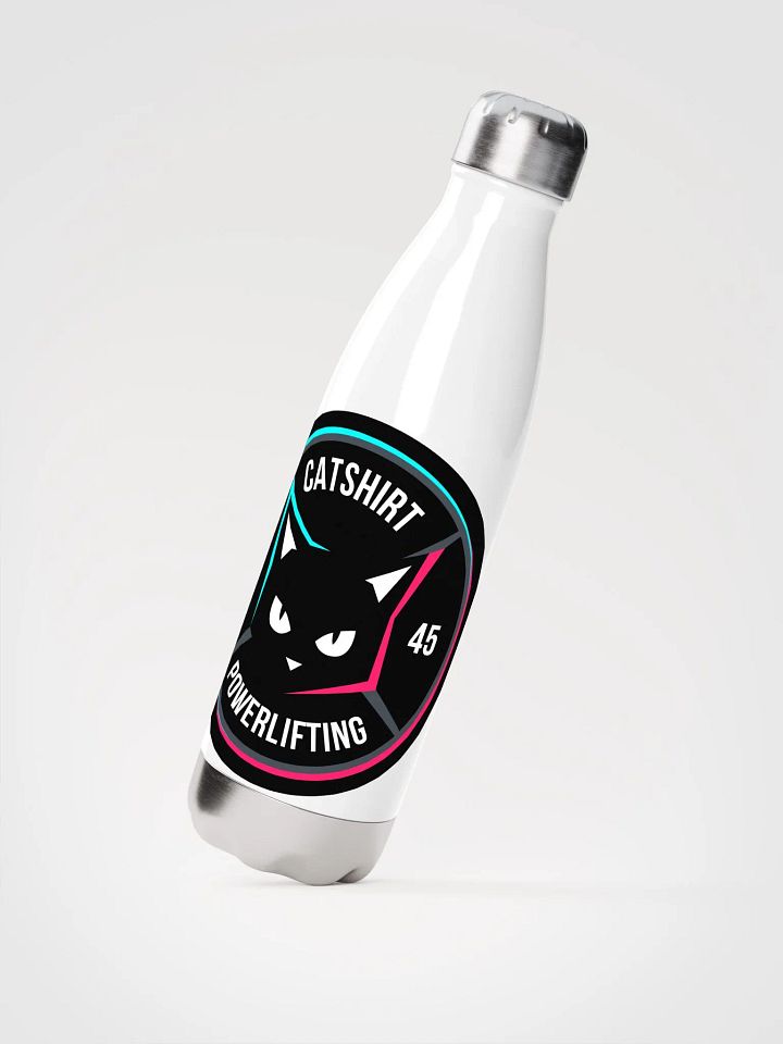 Catshirt Powerlifting Water Bottle product image (2)