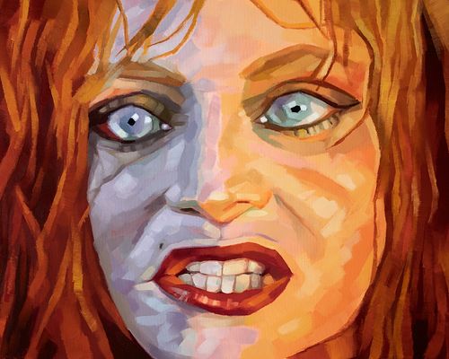 My final spooky painting for October! 🎃 Been working on some Death Becomes Her fan art and I couldn’t pass up the opportunity...