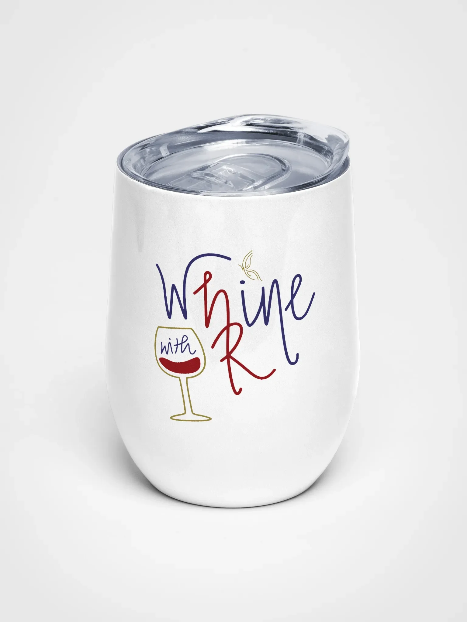 Colored Logo Wine Tumber product image (1)