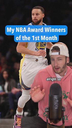 My 1st Month NBA Awards 🏆