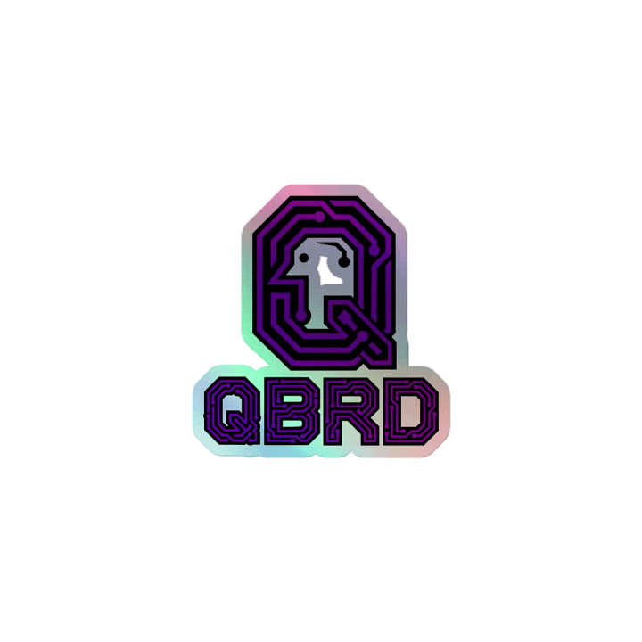 QBRD Holographic Sticker product image (1)