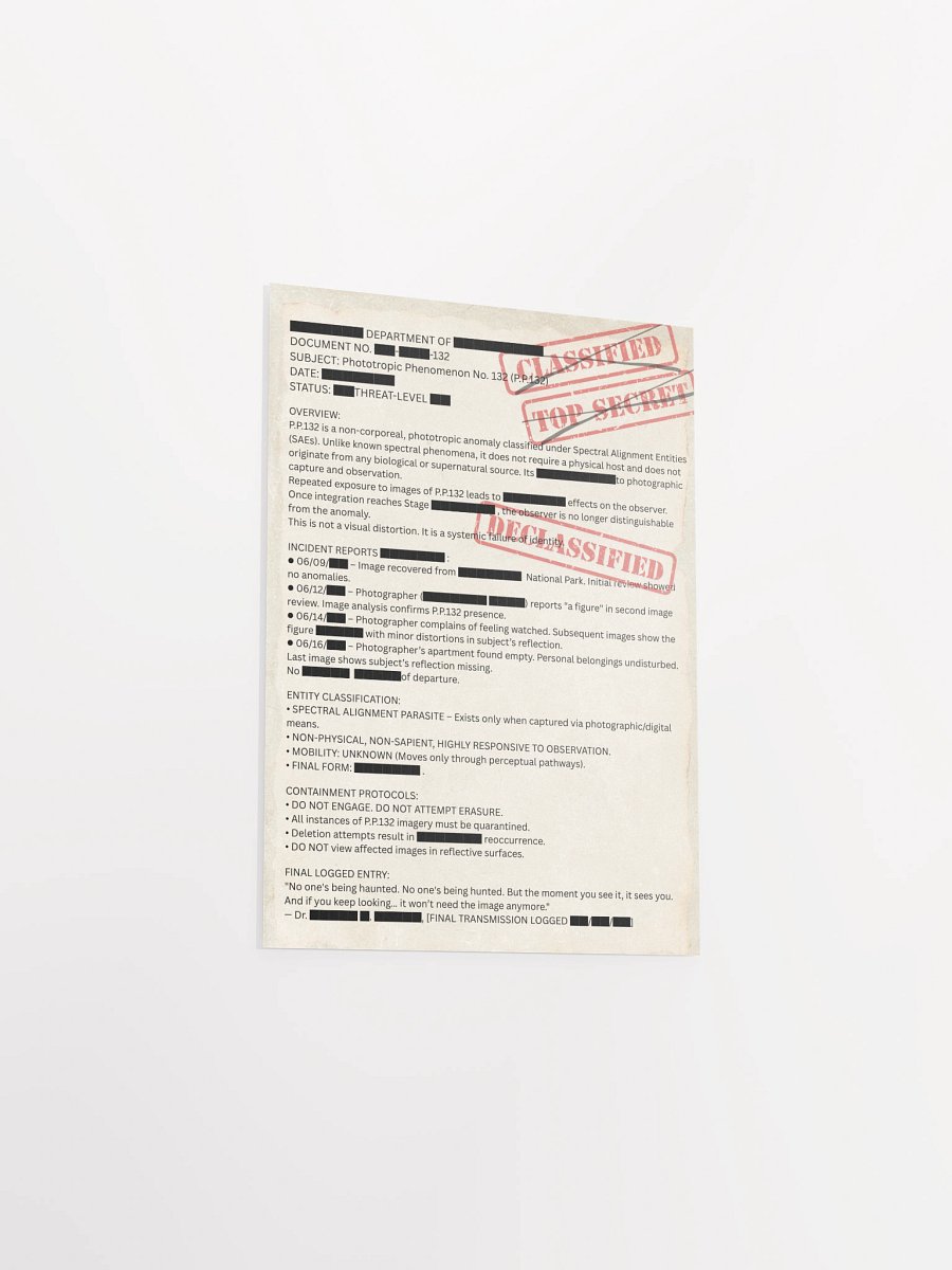 Declassified Spectergraph Document product image (3)