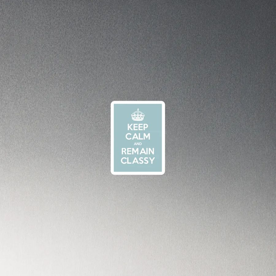Keep Calm Magnet in Blue product image (4)