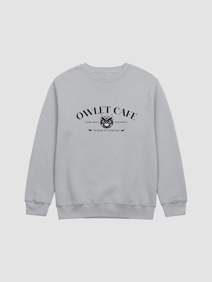 Owlet Cafe Crewneck - Black Lettering product image (2)