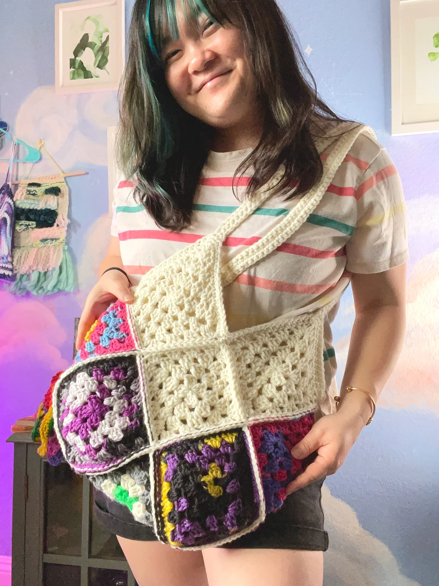 Pride Granny Square Crochet Bag product image (3)