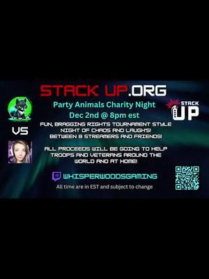 Party Animals Charity Stream for @stackupdotorg @whisperwoodsgamin