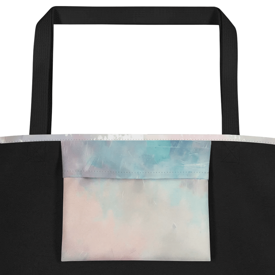 Tote Bag: Vintage Purple Crocus Flowers Floral Design product image (2)