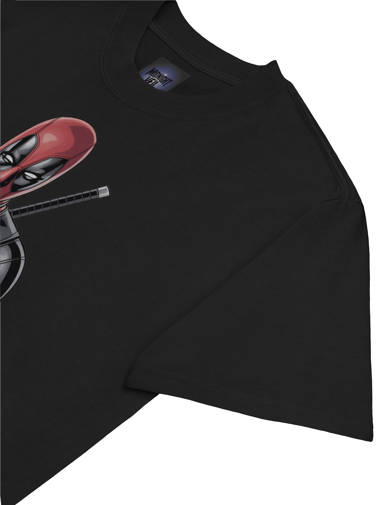 Deadpool Veiled Vendetta Oversized Faded T-Shirt product image (7)