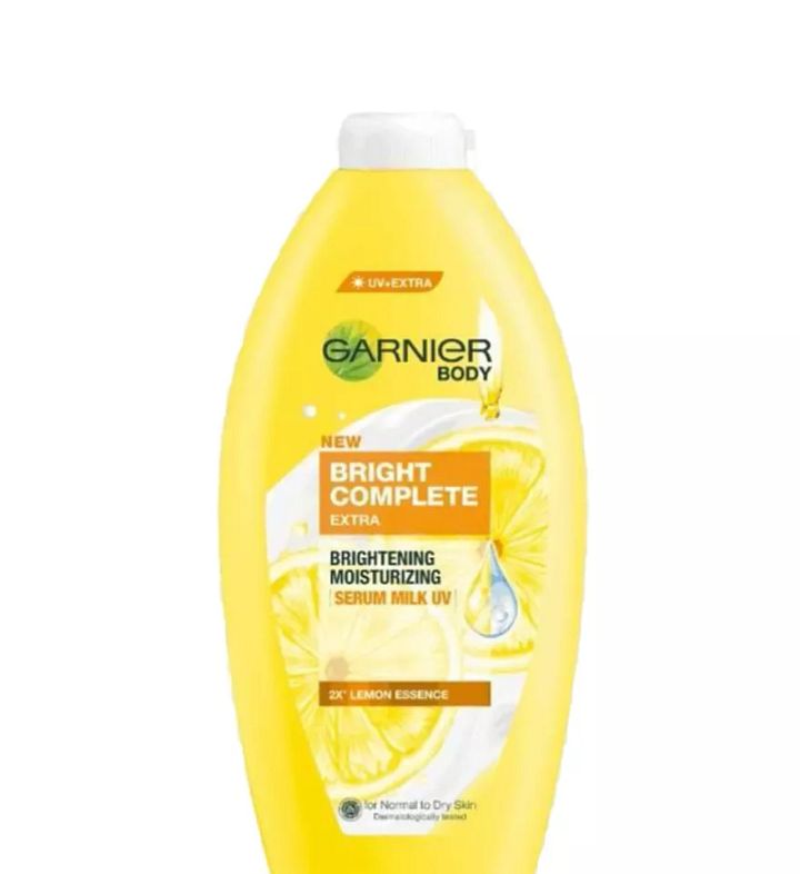 2 X 400ml Garnier Body Bright Complete Extra Bright Reparing Serum Milk UV Lemon product image (2)