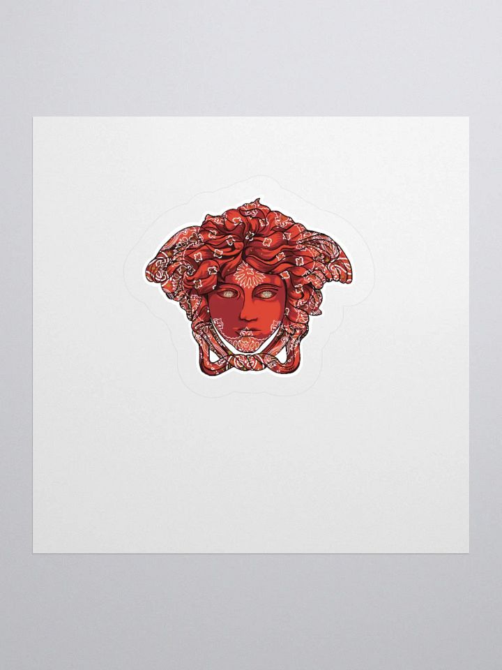 Red Rag Versace Medusa Head Sticker product image (1)